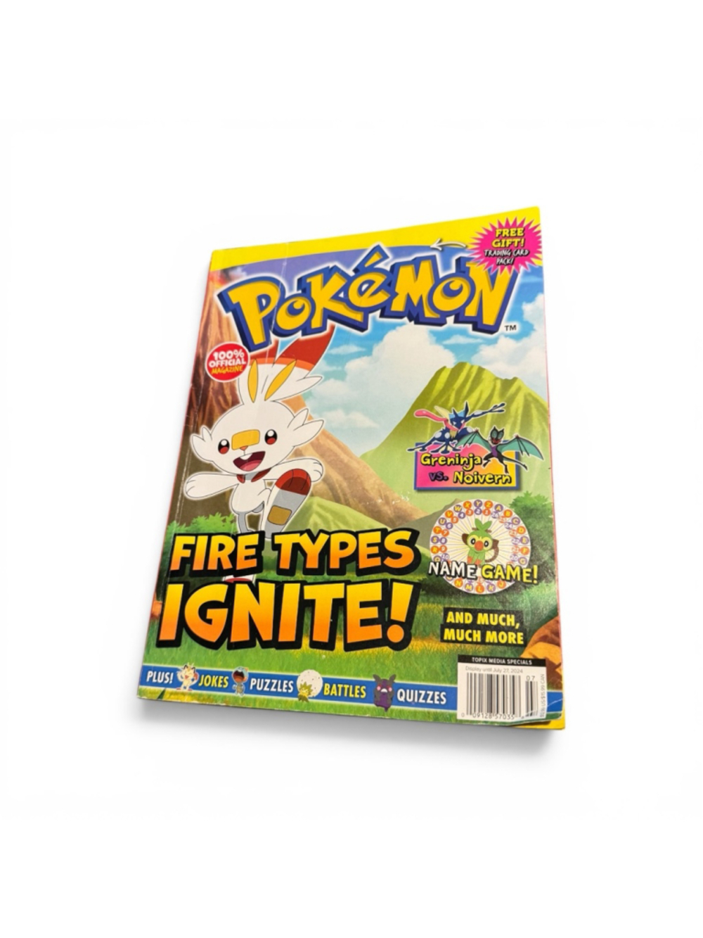 Pokemon 100% Official Magazine July 2024 Fire Types Ignite